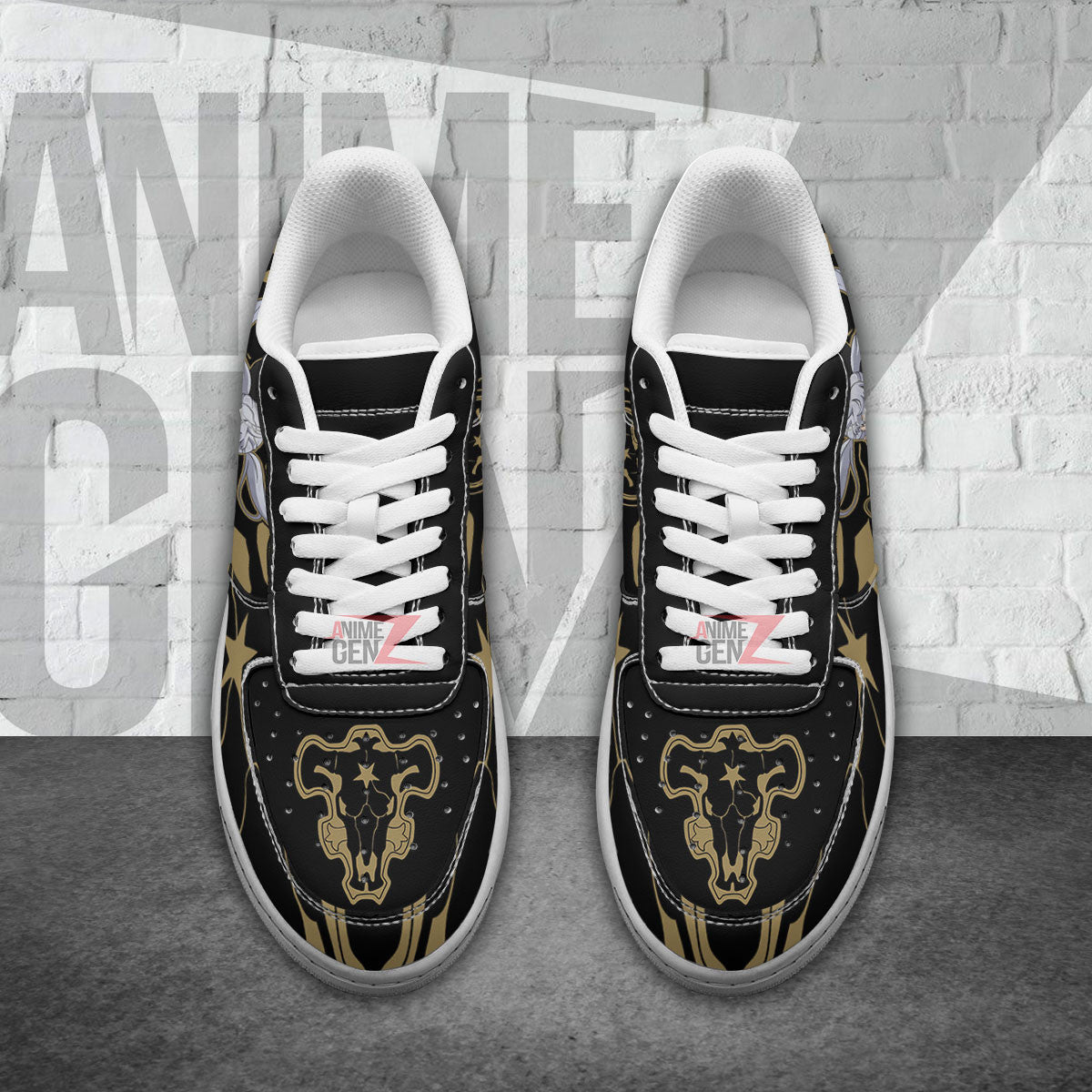 Black Clover Black Bull Sneakers Noelle Silva Custom Anime Shoes