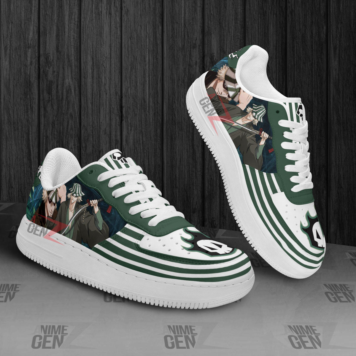 Bleach Kisuke Urahara Sneakers Custom Anime Shoes