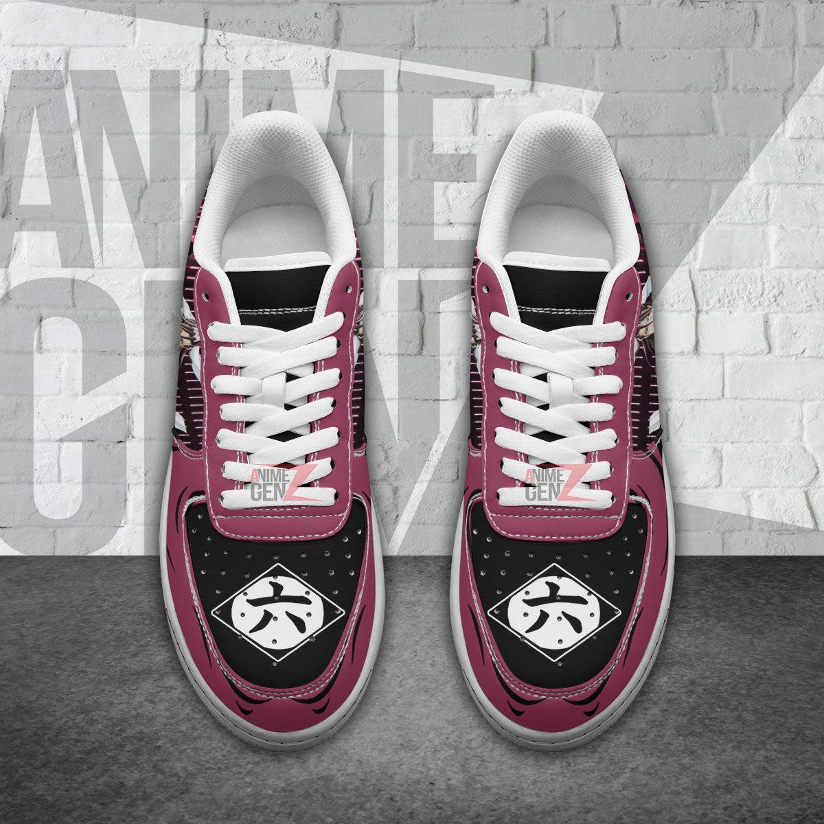 Bleach Byakuya Kuchiki Air Sneakers Custom Anime Shoes