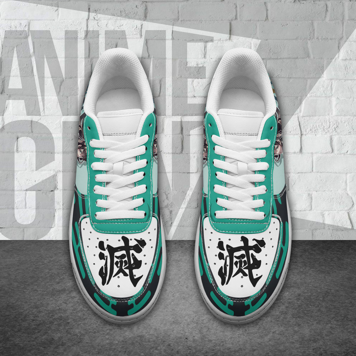 Demon Slayer Muichiro Tokito Air Sneakers Custom Anime Shoes