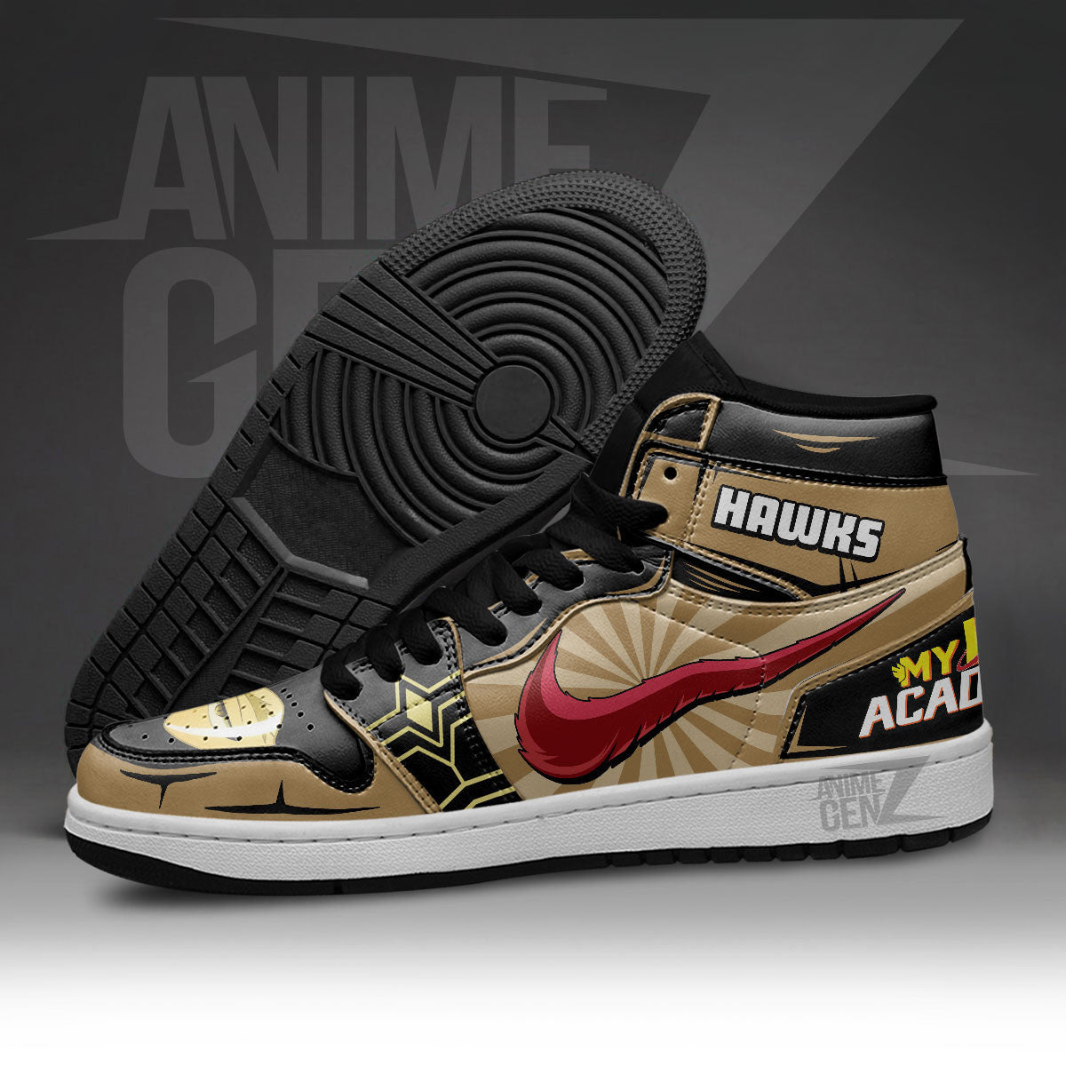 BNHA Keigo Takami JD Sneakers Custom Anime My Hero Academia Shoes