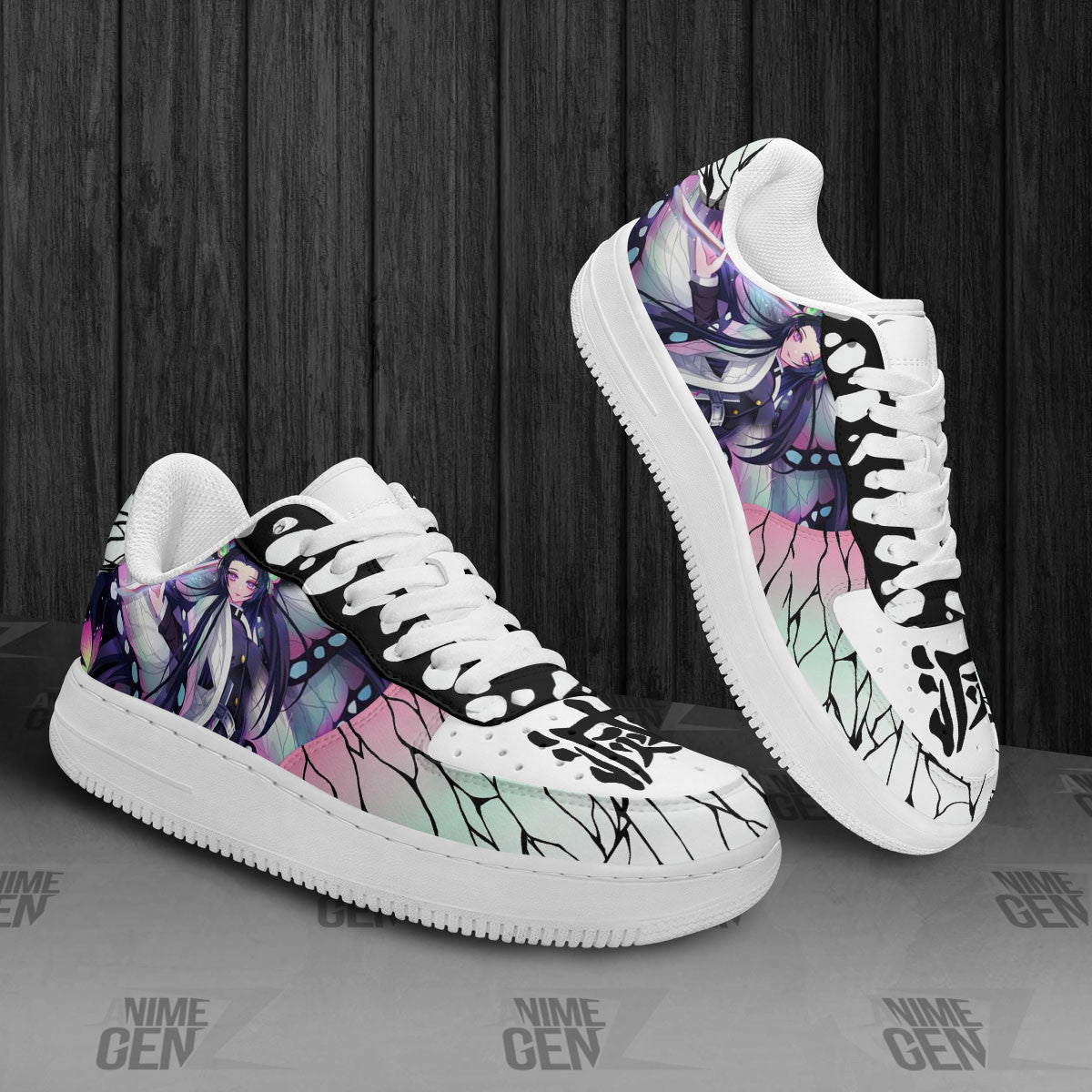 Demon Slayer Kanae Kocho Air Sneakers Custom Anime Shoes