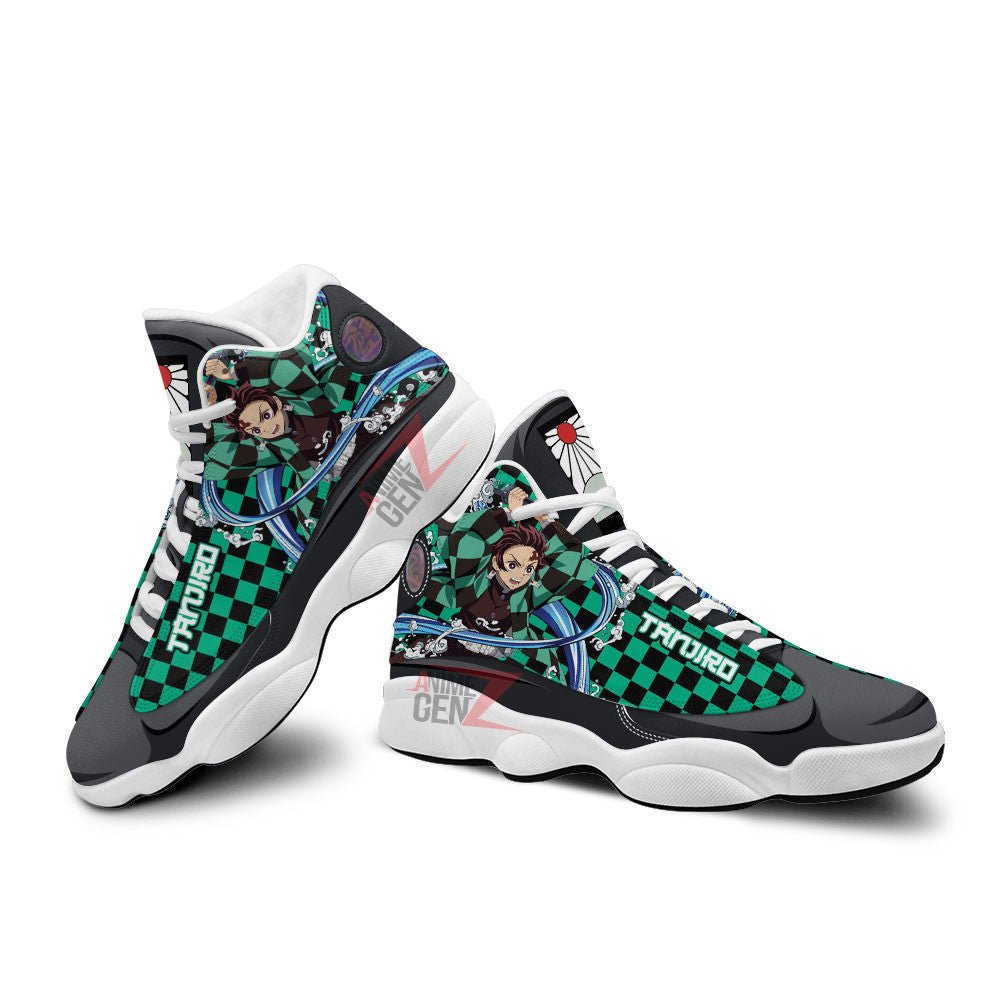 Demon Slayer JD13 Sneakers Kamando Tanjiro Custom Anime Shoes