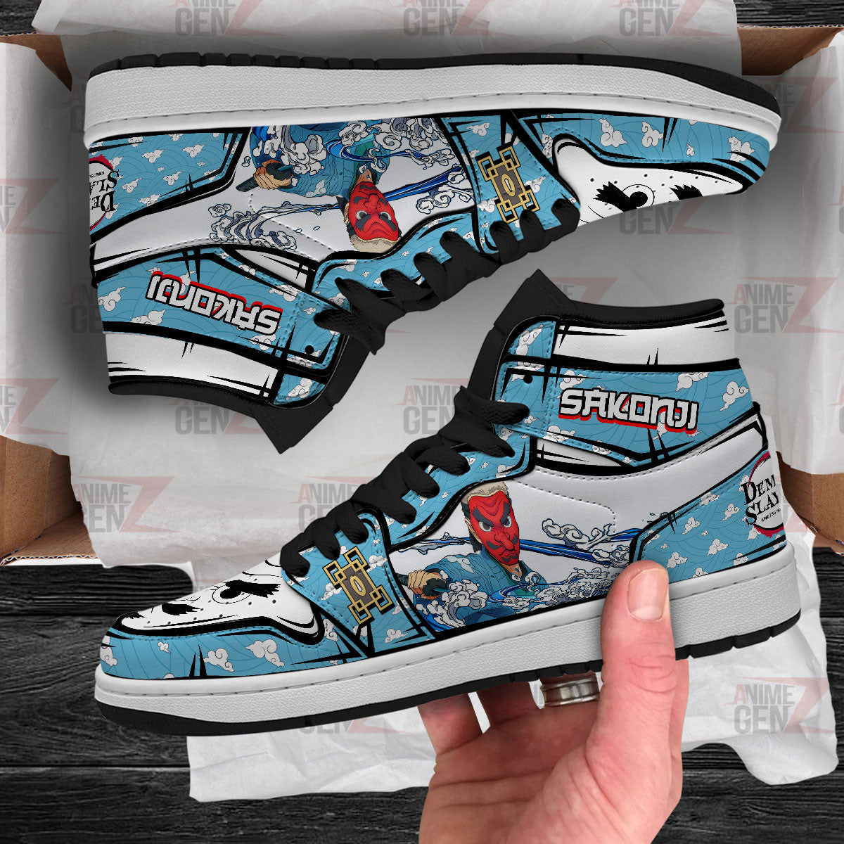 Demon Slayer JD Sneakers Urokodaki Sakonji Custom Anime Shoes