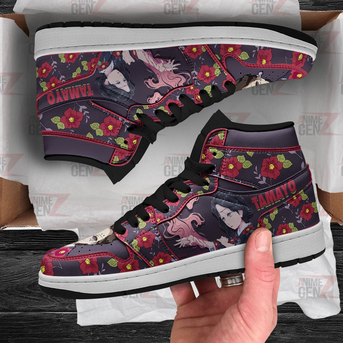 Demon Slayers Tamayo JD Sneakers Custom Anime Shoes