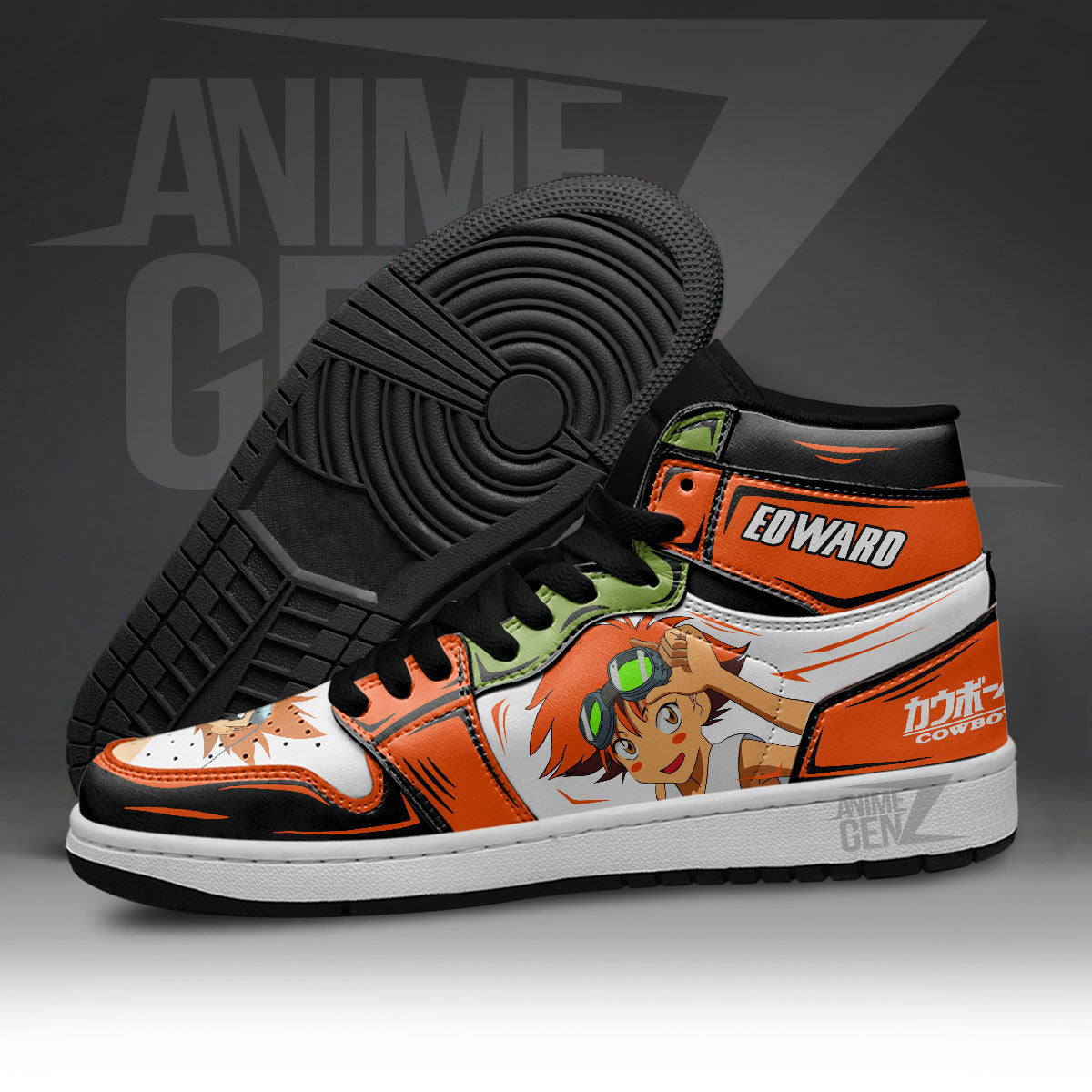 Cowboy Bebop Edward Wong JD Sneakers Custom Anime Shoes