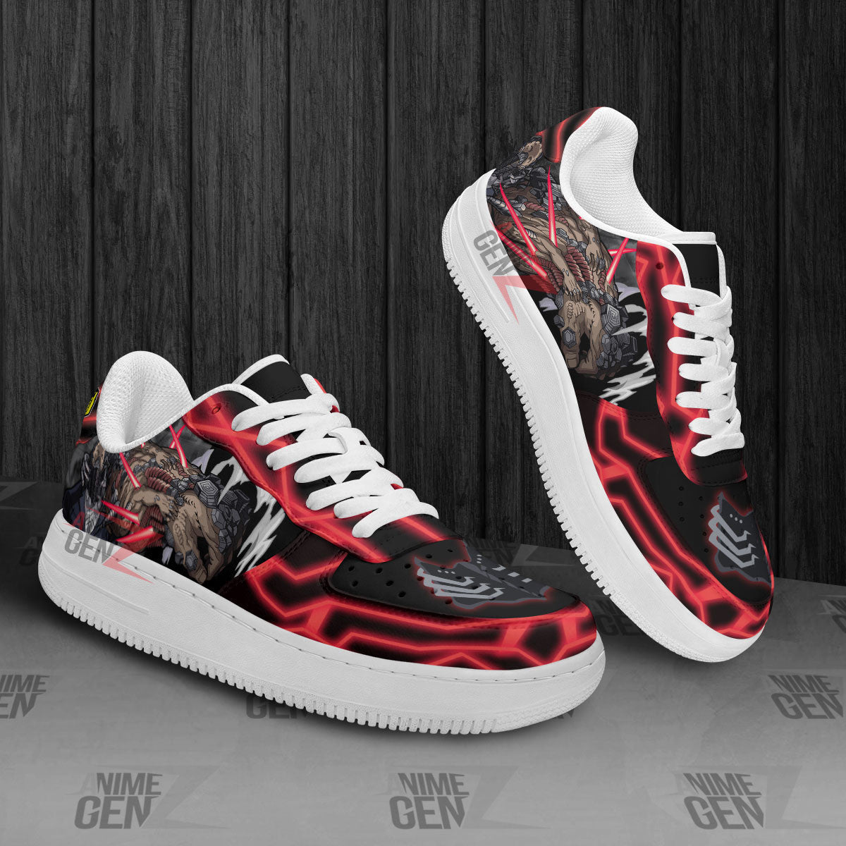 BNHA All For One Air Sneakers Custom Anime Shoes