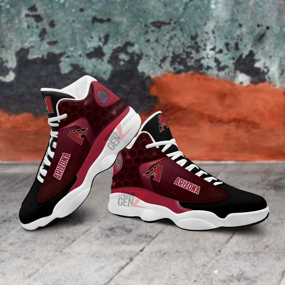Arizona Diamondbacks Air Jordan 13 Sneakers MLB Custom Sports Shoes Ph221026-02