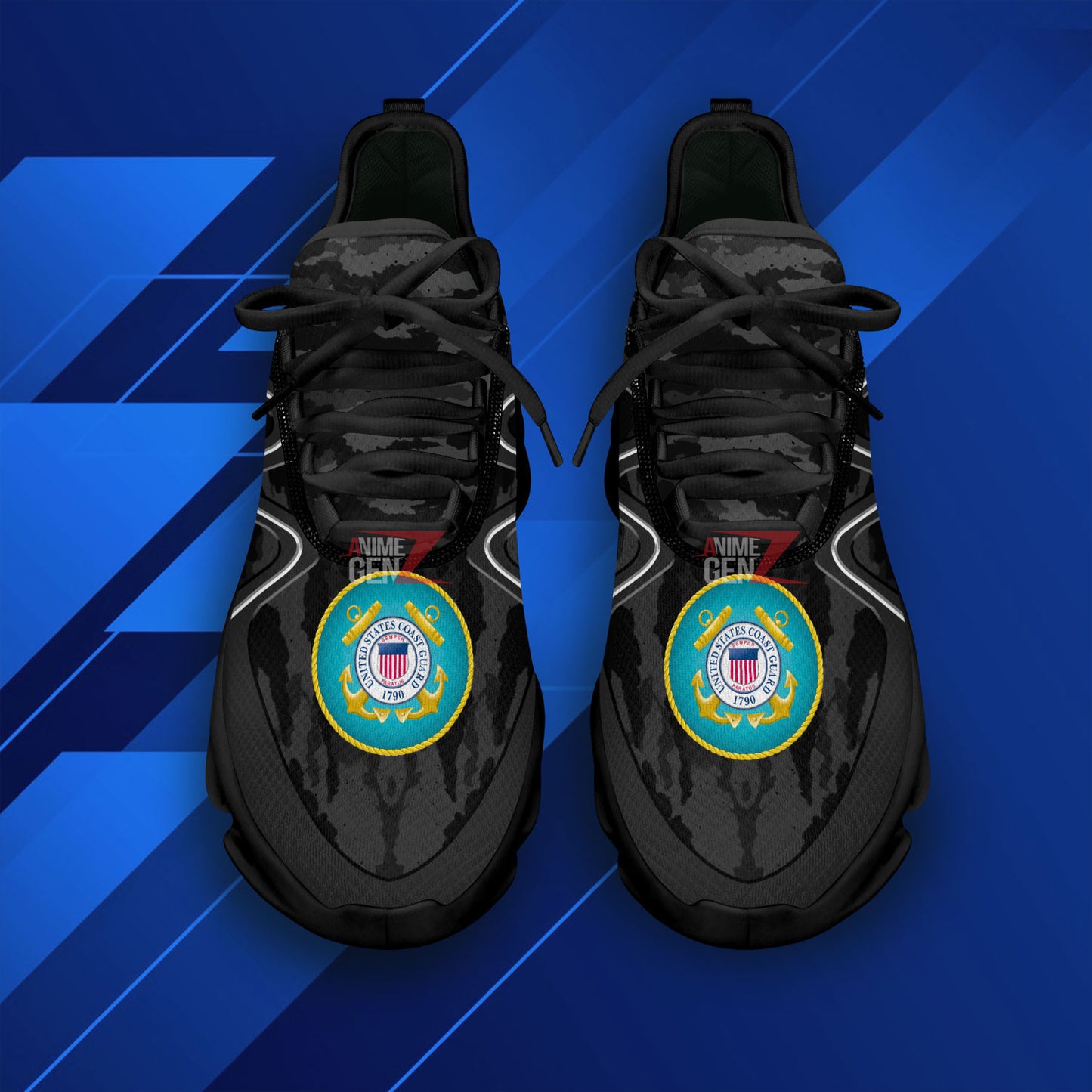 US Coast Guard Clunky Sneakers US Armed Force Custom Shoes