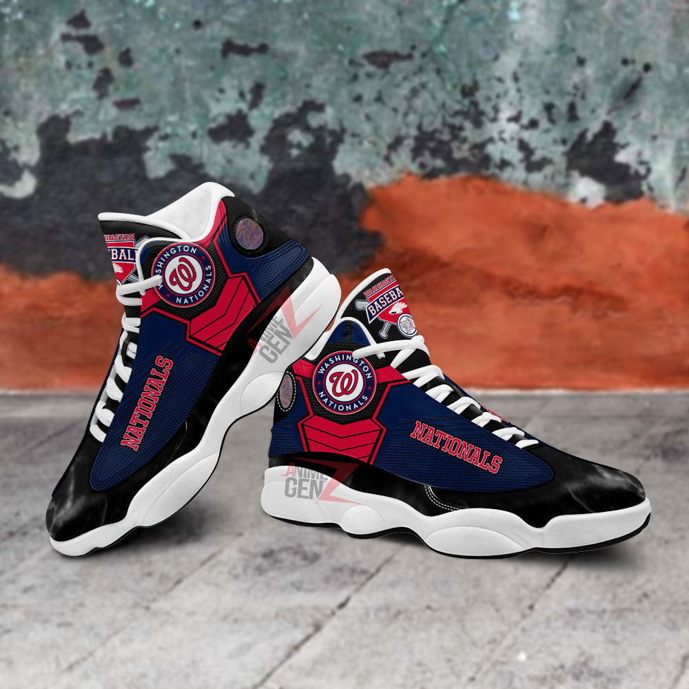 Washington Nationals Air Jordan 13 Sneakers MLB Baseball Custom Sports Shoes
