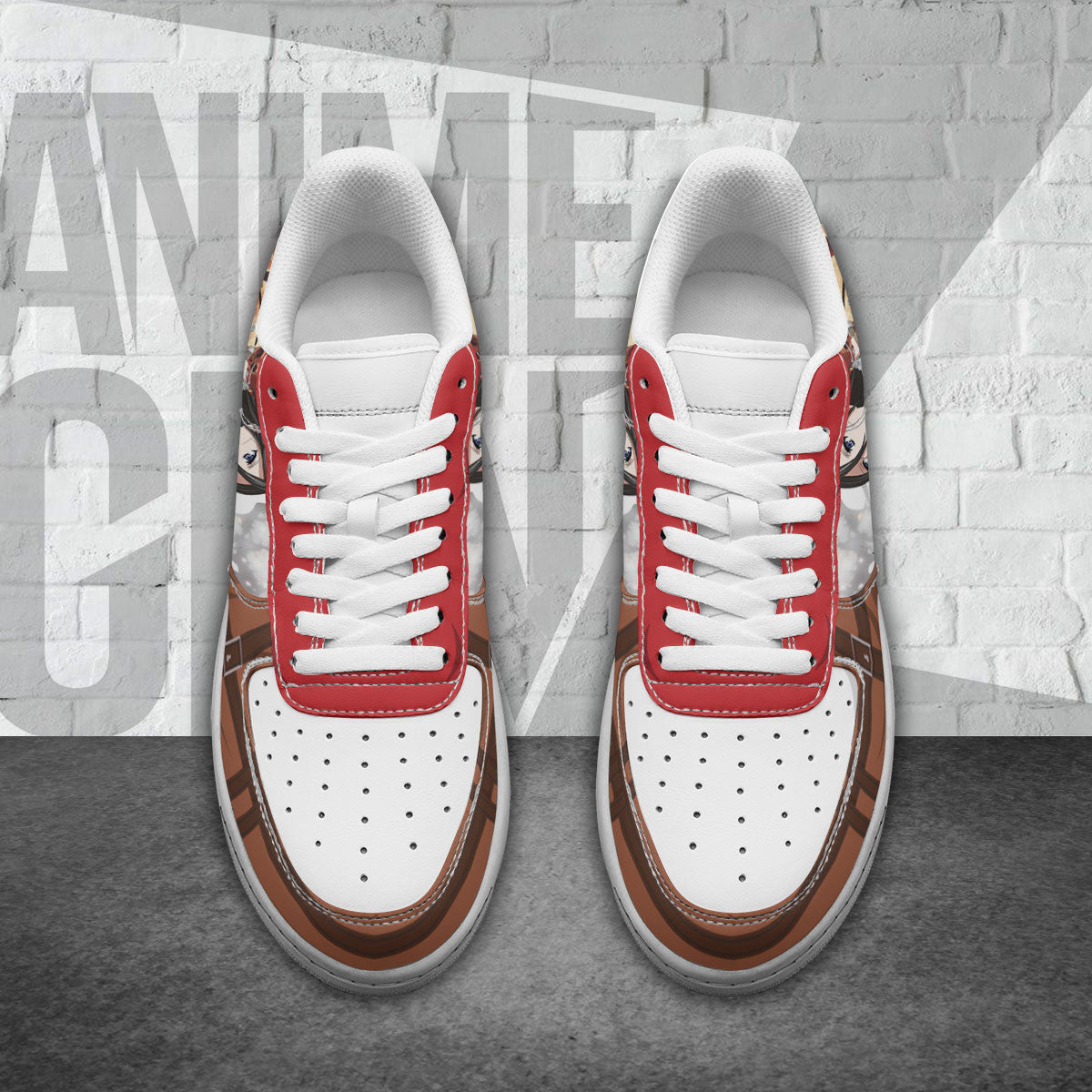 Attack On Titan Mikasa Air Sneakers Custom Anime Shoes