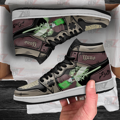 Yuno JD Sneakers Black Clover Custom Anime Shoes