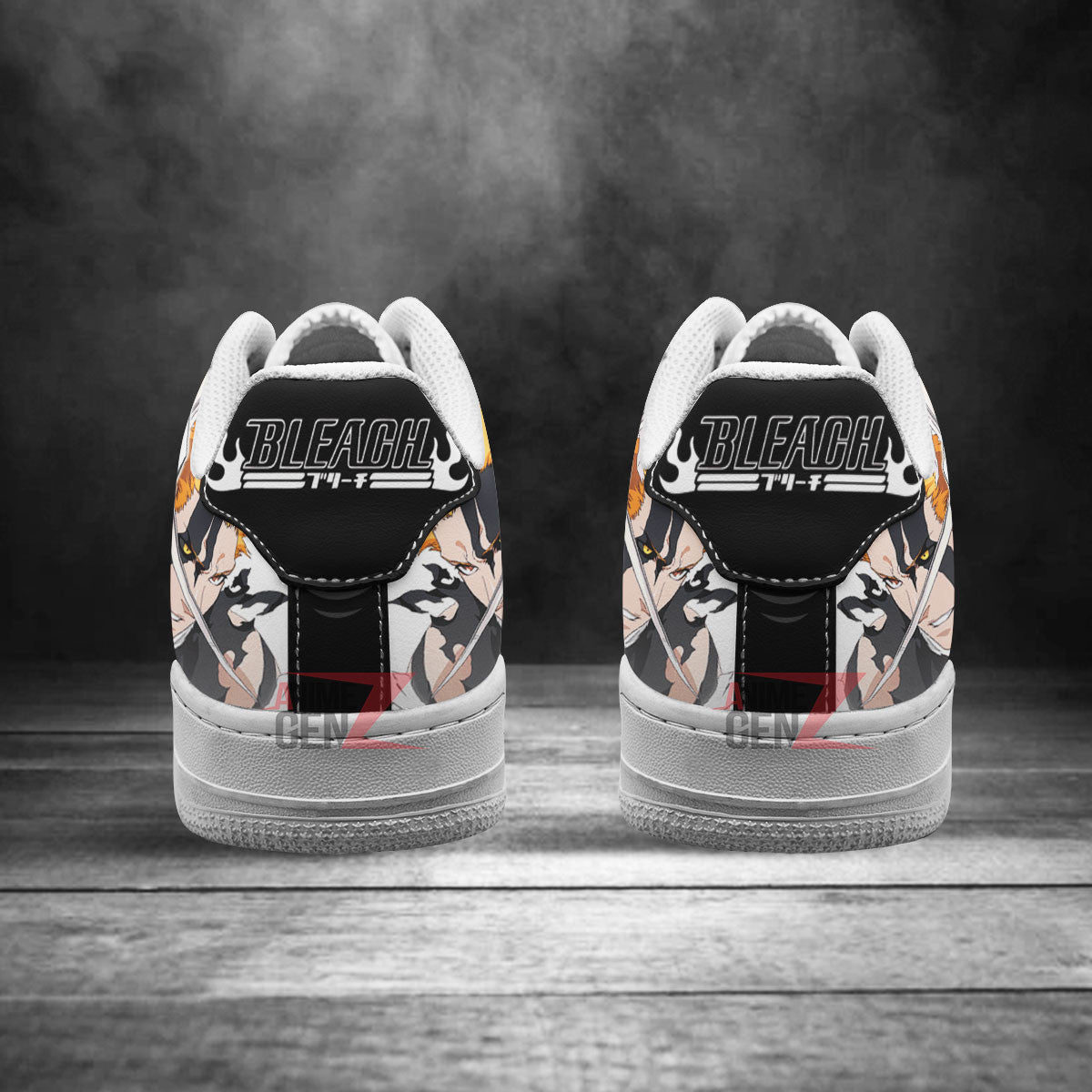 Bleach Kurosaki Ichigo Bankai Air Sneakers Custom Anime Shoes