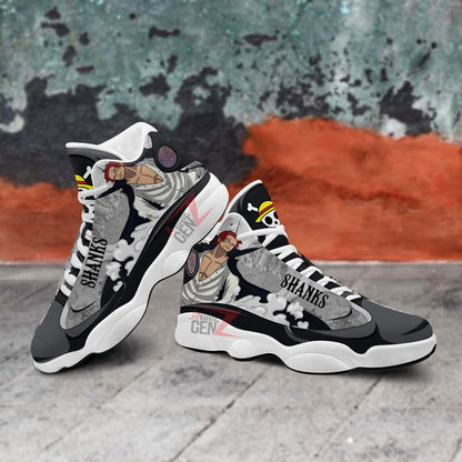 One Piece Shanks Air Jordan 13 Sneakers Custom Anime Shoes