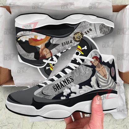 One Piece Shanks Air Jordan 13 Sneakers Custom Anime Shoes