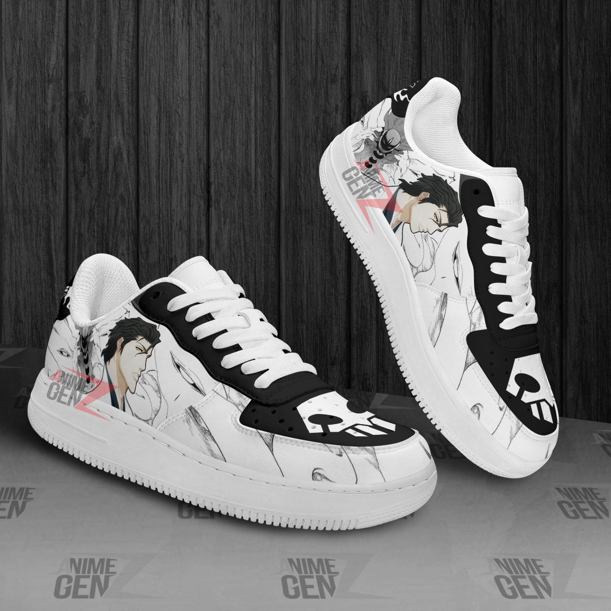 Bleach Aizen Sosuke Air Sneakers Custom Anime Shoes
