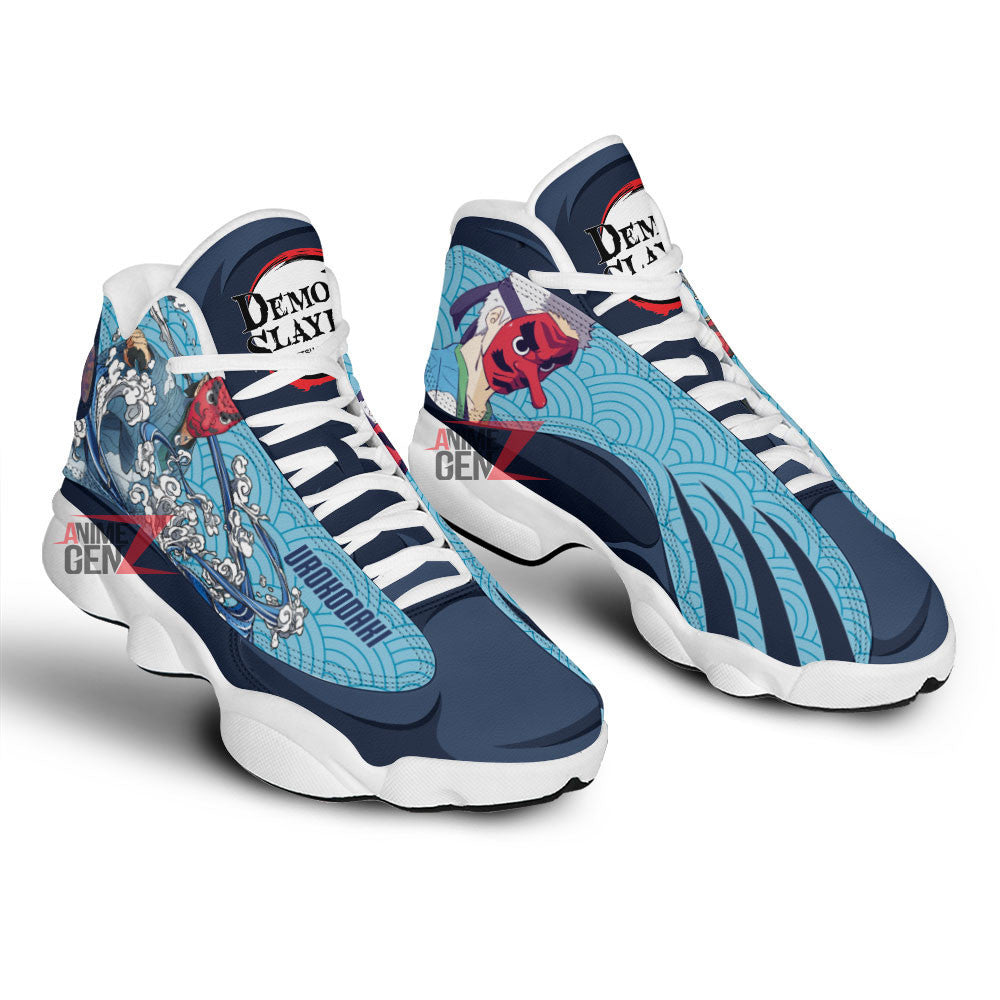 Demon Slayer JD 13 Sneakers Sakonji Urokodaki Air Jordan 13 Custom Anime Shoes