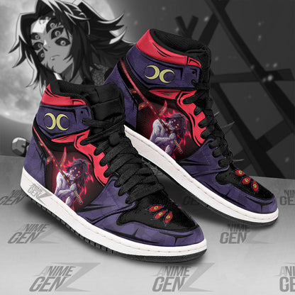 Demon Slayer Kokushibu JD Sneakers Custom Anime Shoes