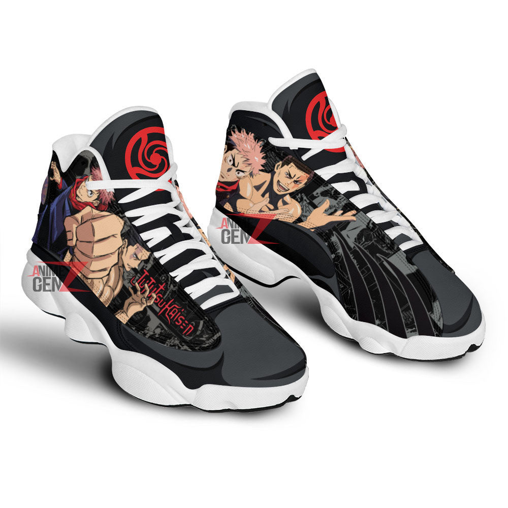 Aoi Todo x Itadori Yuri Air Jordan 13 Jujutsu Kaisen Custom Anime Shoes