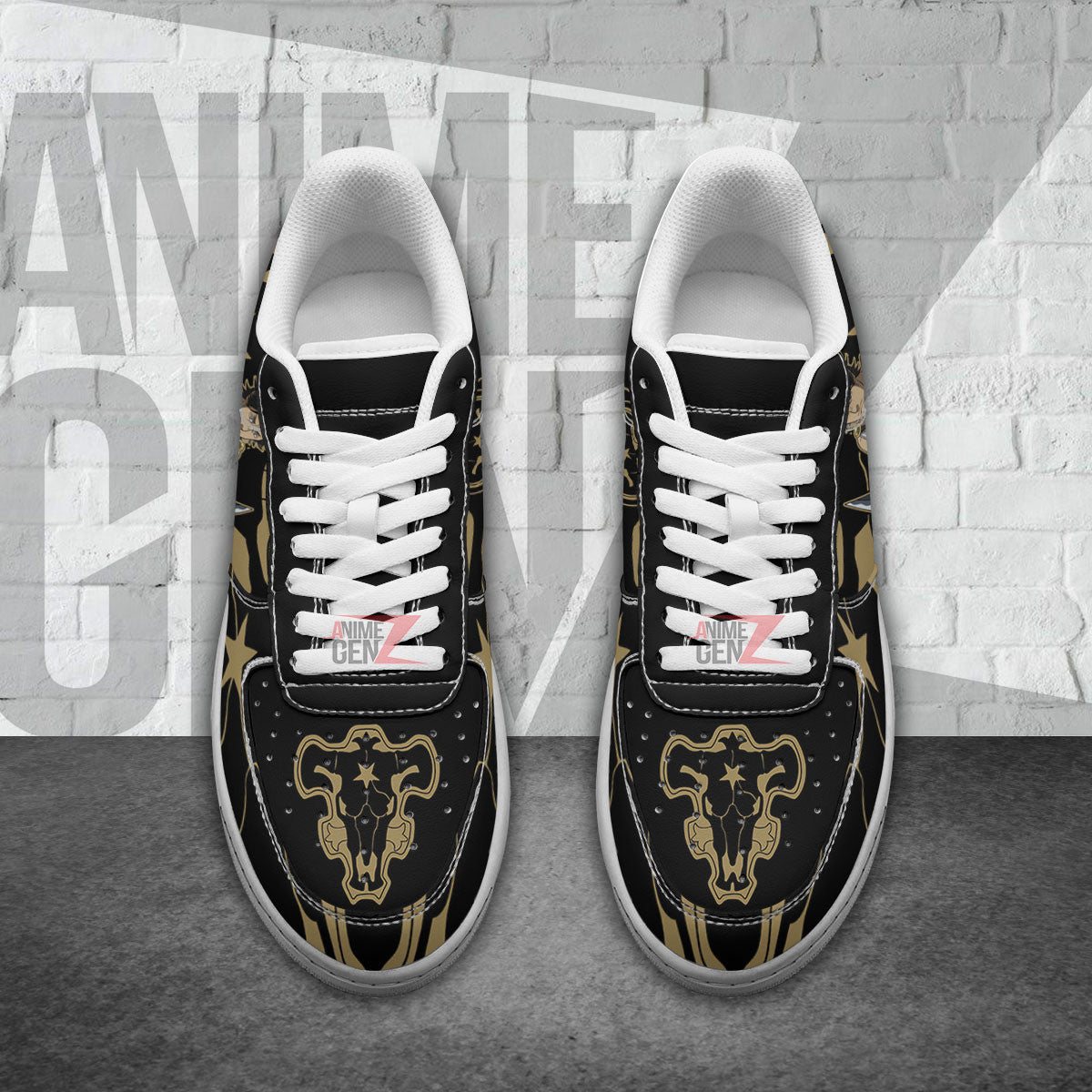 Black Clover Yami Black Bull Sneakers Custom Anime Shoes
