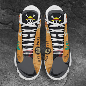One Piece Nami Air Jordan 13 Sneakers Custom Anime Shoes