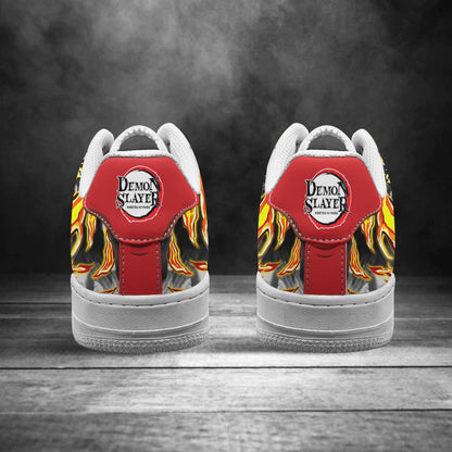 Demon Slayer Rengoku Air Sneakers Custom Anime Shoes