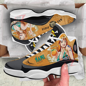 One Piece Nami Air Jordan 13 Sneakers Custom Anime Shoes