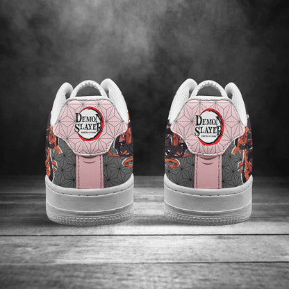 Demon Slayer Nezuko symbol Air Sneakers Custom Anime Shoes