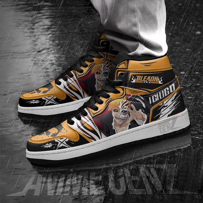 Bleach JD Sneakers Kurosaki Ichigo Holow Mask Custom Anime Shoes