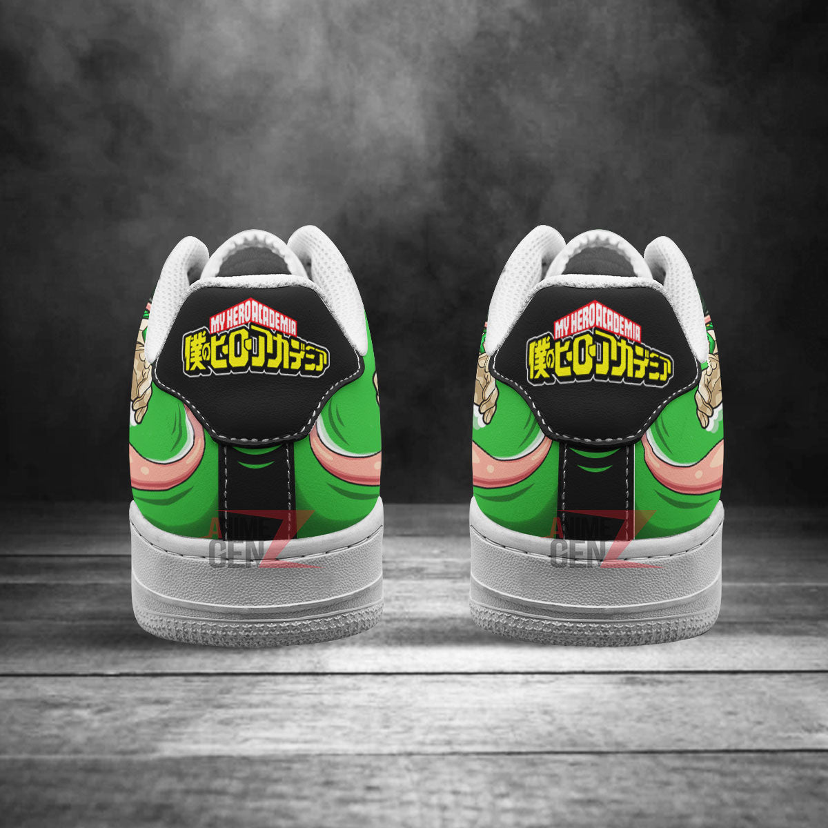 BNHA Asui Tsuyu Air Sneakers Custom Anime Shoes