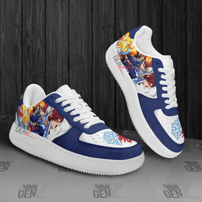 BNHA Asui Tsuyu Air Sneakers Custom Anime Shoes