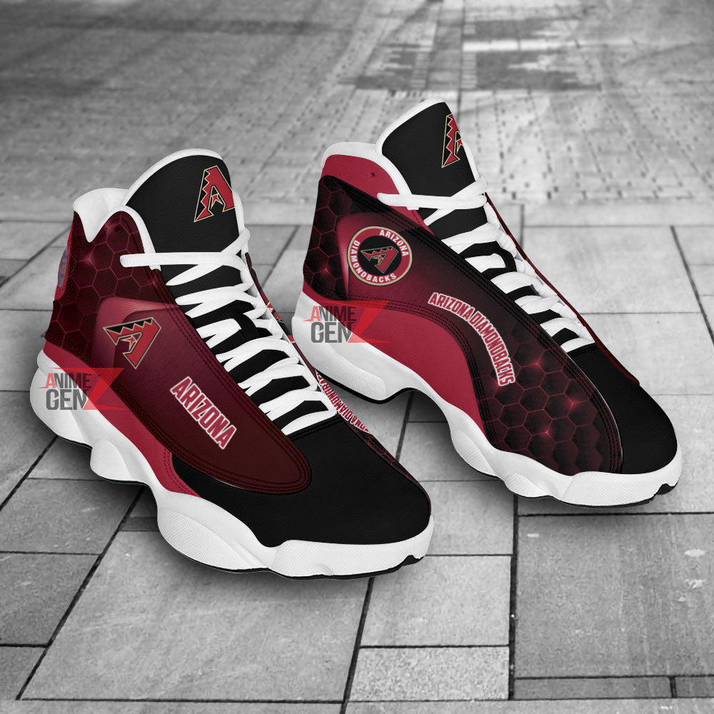 Arizona Diamondbacks Air Jordan 13 Sneakers MLB Custom Sports Shoes Ph221026-02