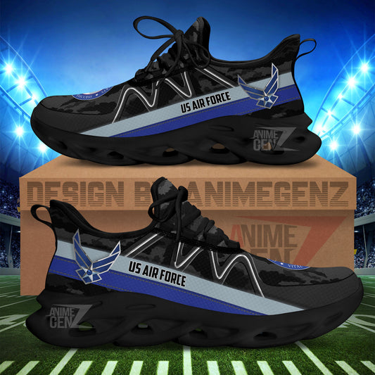 US Air Force Clunky Sneakers US Armed Force Custom Shoes