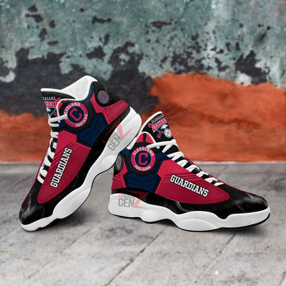 Cleveland Guardians Air Jordan 13 Sneakers MLB Baseball Custom Sports Shoes