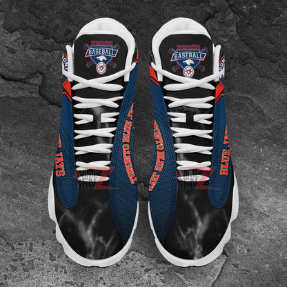 Toronto Blue Jays Air Jordan 13 Sneakers MLB Baseball Custom Sports Shoes