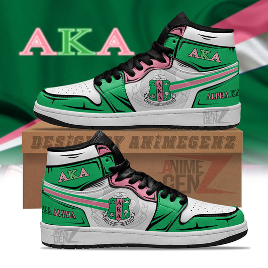 Alpha Kappa Alpha JD Sneakers Sororities Custom Shoes