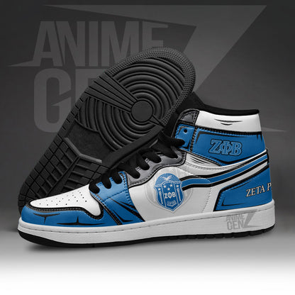 Zeta Phi Beta JD Sneakers Sororities Custom Shoes